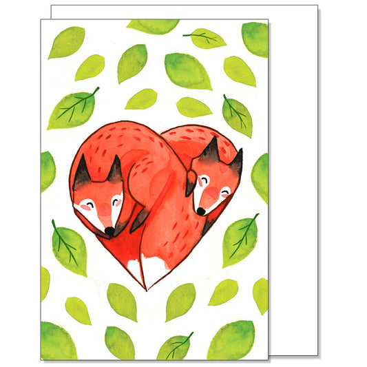 Loving Foxes Card