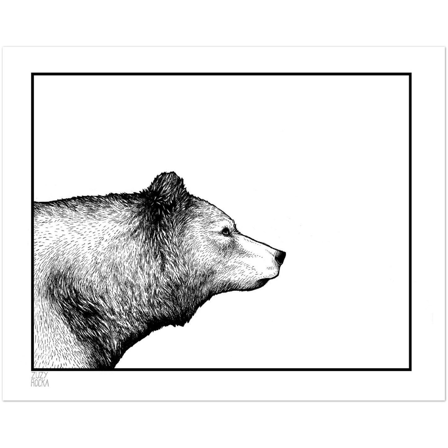 Bear King - Matte Print