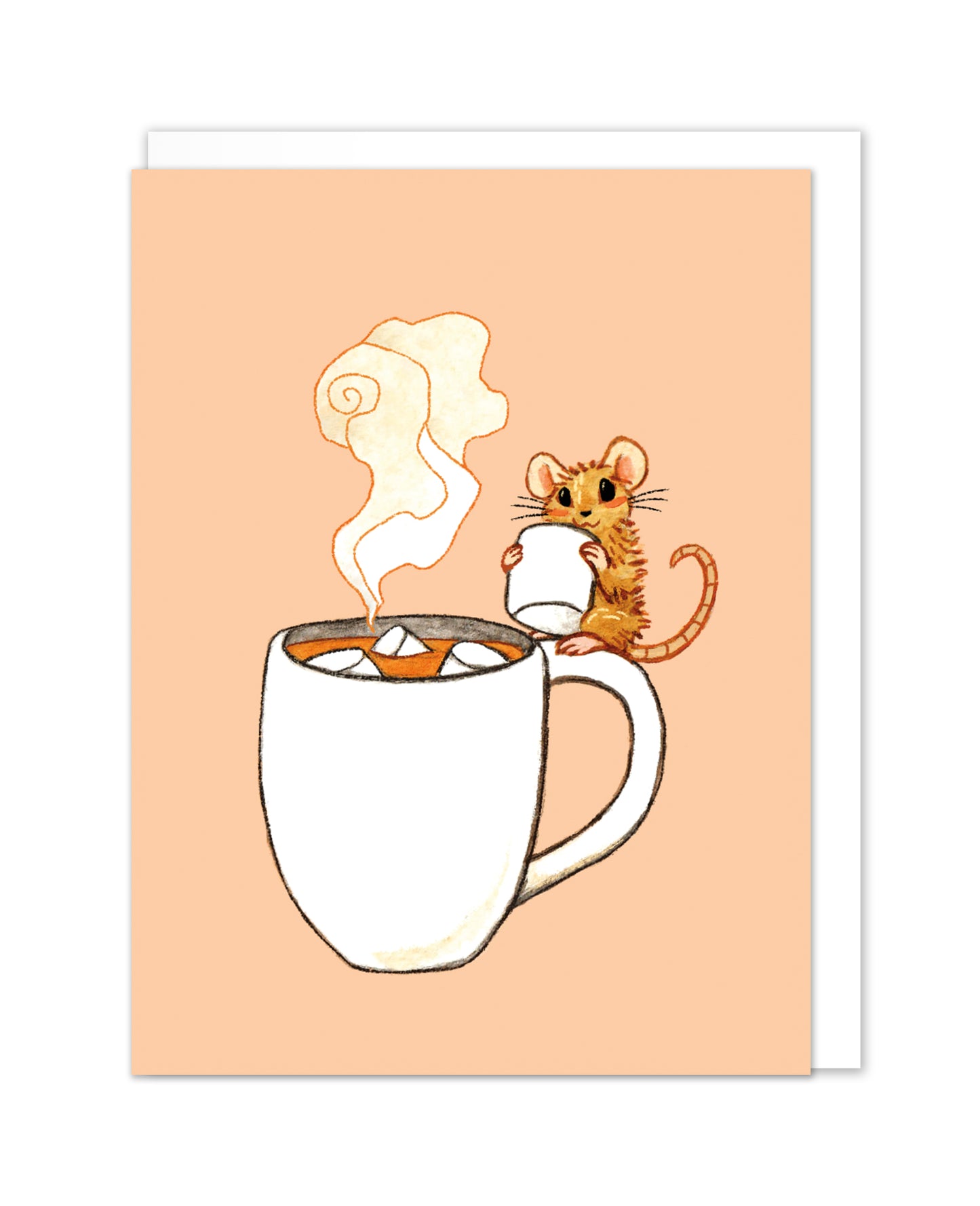 Hot Chocolate Mouse Card