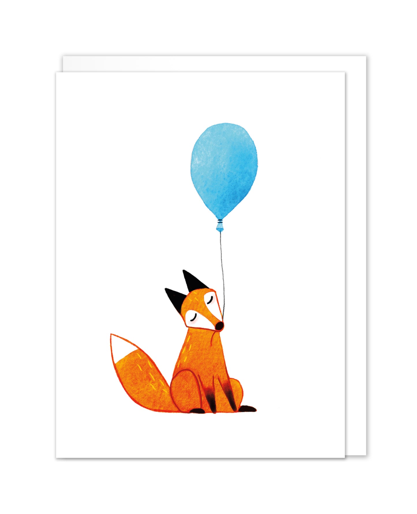 Fox Balloon Card