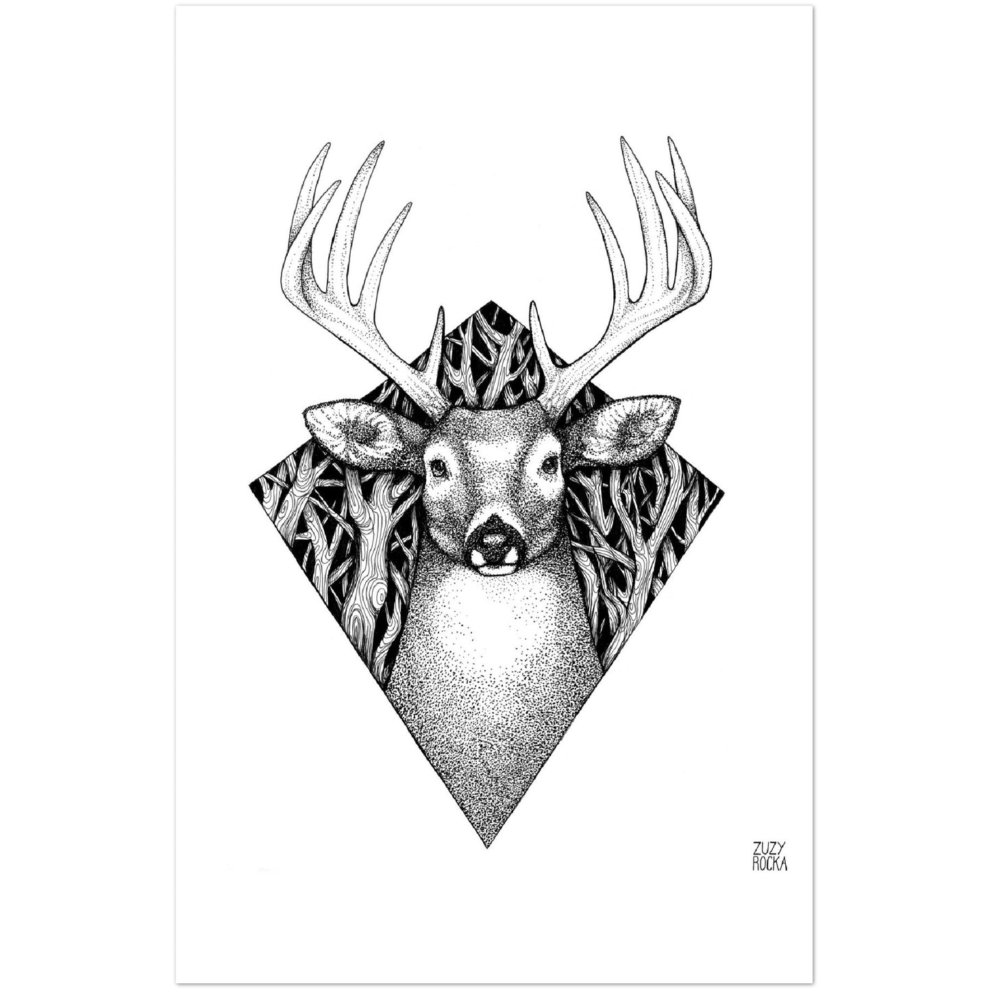 The Stag - Matte Print
