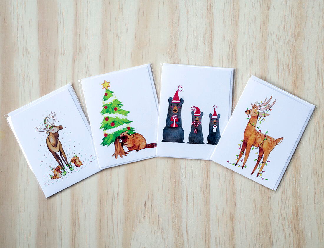 8 Pack of Christmas Cards